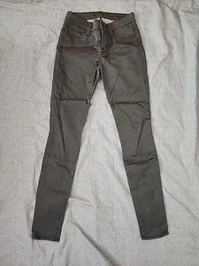 For All Mankind Women's Size 26 The Skinny Gray Pants N2#230 - Picture 1 of 7