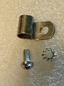 Harley Panhead Shovelhead Brake Tube Clip 45217-50, 9963 USA Made 1950-71 - Picture 1 of 4