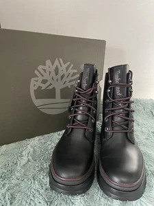 Timberland Malynn EK+ wasserdichter halbhoher Damenstiefel schwarz vollnarbig Größe 9 neu - Bild 1 von 6