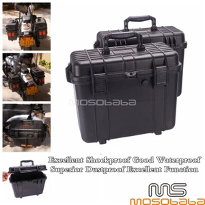 2x Waterproof Portable Luggage Instrument Toolbox Safety Box Scooter Motorcycle - Picture 1 of 9