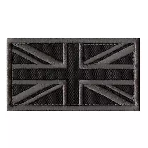 Bandiera Regno Unito Gran Bretagna Union Jack ACU sobrio ricamato morale gancio toppa - Foto 1 di 4
