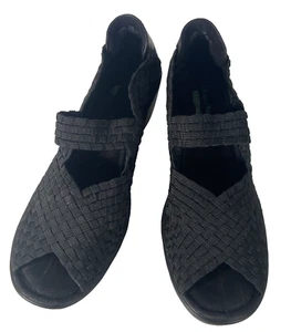 Baretraps Memory Foam Umma Black Size 8 1/2 M - in original box, barely worn - Picture 1 of 16
