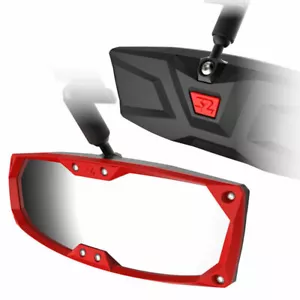Can-Am Defender HD5 HD8 HD10 Rear View Mirror Halo-R Seizmik 2016-2022 Red - Foto 1 di 6