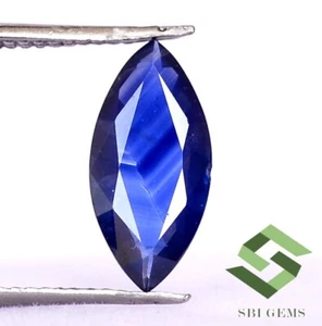 1.07 CTS Certified Natural Blue Sapphire Marquise Cut 11x5.50 mm Loose Gemstone - Picture 1 of 5