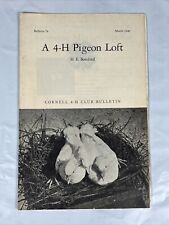 Vintage Cornell University 1948 4-H Pigeon Loft H.E. Botsford New York NY WOW