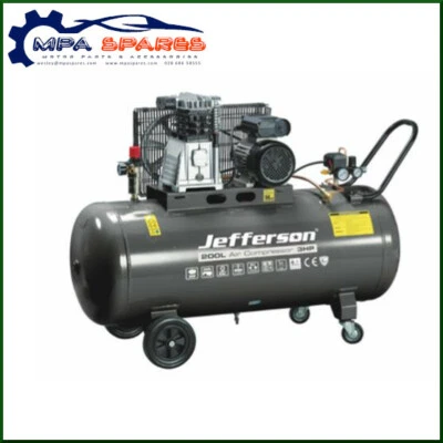 JEFFERSON 200 LITRE 3HP COMPRESSOR - 145 PSI (230V 13A) - Image 1 of 2