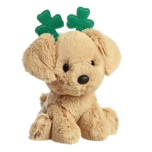 Aurora - Día de San Patricio - 6" Trébol Laboratorio Dorado Caprichoso Peluche - Imagen 1 de 4