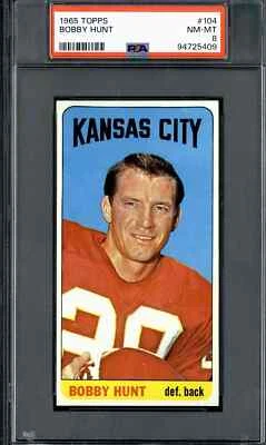 1965 Topps #104 Bobby Hunt - PSA 8 - Image 1 of 2