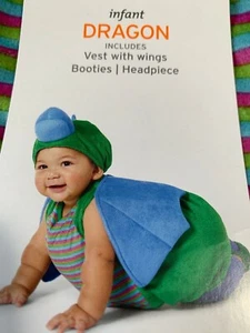 NWT Infant DRAGON Costume HALLOWEEN Size 0-6 Month Unisex - Picture 1 of 5