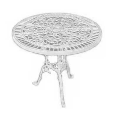 Tisch Gartentisch Balkontisch Terrassentisch Kaffeetisch rund Gusseisen 75 cm  - Bild 1 von 4