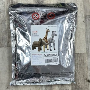 Jet Creations Safari Inflatable Giraffe Zebra Elephant Animal Party Home Decor - Picture 1 of 3