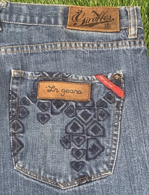 LRG Lifted Research Group Jean Shorts Mens 40 Straight Denim Baggy Jorts Y2K - Image 1 of 4