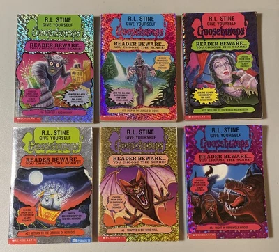 Goosebumps Lot (6) - Reader Beware You Choose The Scare RL Stine ~ 1ST PRINTS Foto 1 de 4