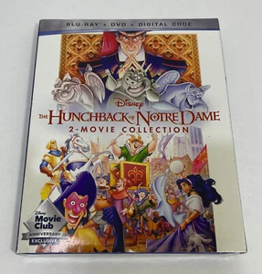 The Hunchback of Notre Dame 1 & 2 (Blu-Ray + DVD 2021) Sealed, Slipcover Wear - Picture 1 of 6