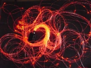 Fibre optic sensory lights multicolour - 150x200cm side glow (disabled, autism) - Picture 1 of 8