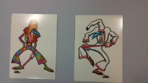 Andrea Pazienza, due cartoline, Carnevale di Foiano, Editori del Grifo 1988. - Picture 1 of 2