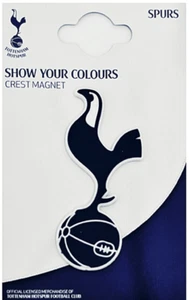 Tottenham Hotspur Crest licensed rubber fridge magnet 77mm x 30mm (bst) - Picture 1 of 1