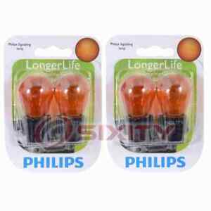 2 pc Philips Rear Turn Signal Light Bulbs for Dodge Viper 2009-2010 rv