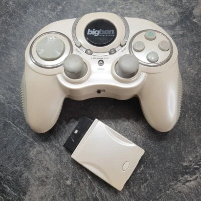 Big Ben Wireless Controller Weiß für Playstation 2  BigBen PSX2PADRFLX PS2 - Bild 1 von 4