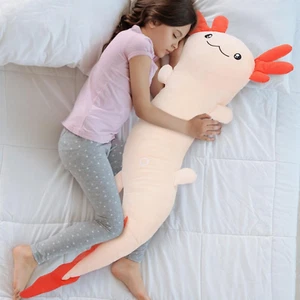 Giant Axolotl Plush Stuffed Animal,Big Axolotl Plush Pillow Toy,Huge Stuffed Axo - Picture 1 of 12