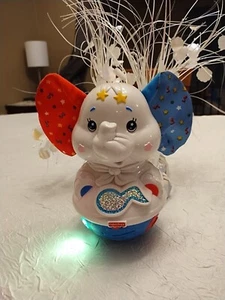 Fisher Price Sparkling Symphony TWINKLE DANCER Roly-Poly Elephant Rare Vintage - Picture 1 of 24