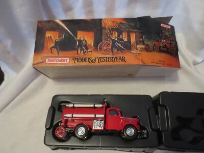 Camión de bomberos Bedford Tanker Matchbox 1939 - Modelos de antaño - YFE04 Foto 1 de 4