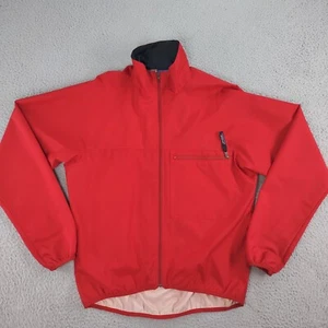 VTG Patagonia Jacket Mens Large Red Wind Shield Full Zip Rip Stop Ltweight 24100 - Picture 1 of 24