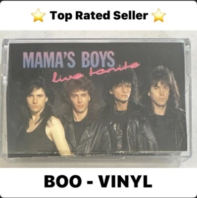 Mama's Boys Live Tonite - Cassette Tape Hard Rock EX / VG+ Condition - Image 1 of 4