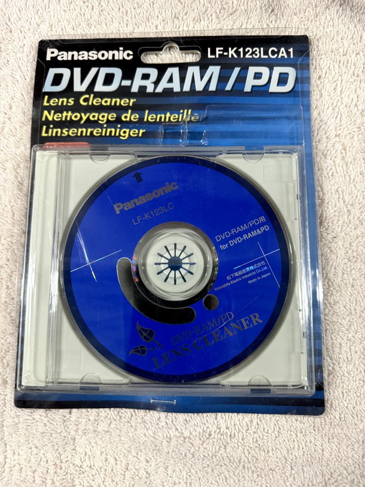 PANASONIC DVD-RAM LENS CLEANER DVD RAM PD LF-K123LCA1 - OPEN BOX!!! - Image 1 of 2