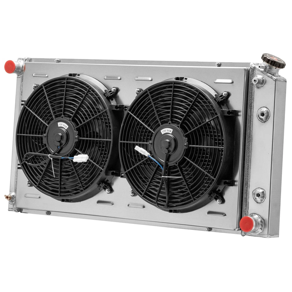 4-Row Radiator Shroud Fan Fit 1977-92 Cadillac DeVille/Pontiac/Buick/Brougham US - Image 1 of 4