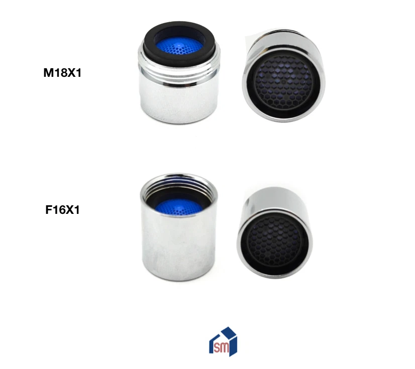 AERATORE MINIMAL ROMPIGETTO FILTRO X RUBINETTO LAVABO BIDET M 18 X 1 e F 16 X 1