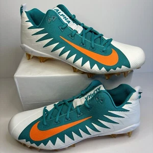 Botines de fútbol para hombre Nike Alpha Menace Pro Low Miami Dolphins talla 13,5 - Imagen 1 de 12