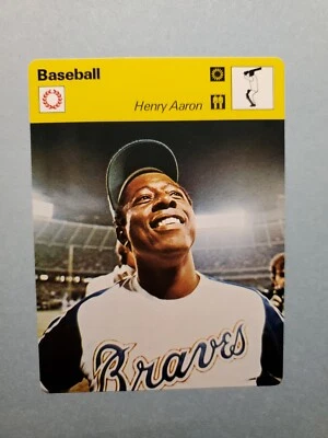 1977-79 Sportscaster Henry (Hank) Aaron #03-16 Lausanne Itália “Hammerin’ Hank” - Imagem 1 de 4