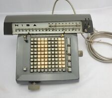 RARE Vintage NISAFORM NISA Electo Mechanical Adding Machine Calculator