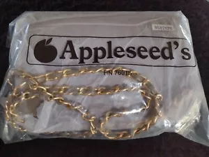 Appleseeds Leather Clutch Handbag Purse NEW Almond Diamond Tan - Picture 1 of 9