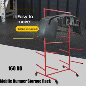 Floor Mobile Bumper Storage Rack Double Sided Bumper Storage Rack Auto Body Shop - Bild 1 von 12