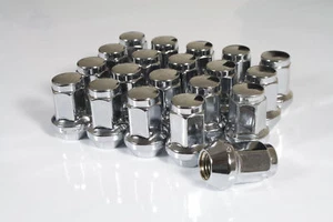20 x Chrome Hex Wheel Nuts M12x1.5 Fits Honda Civic EG EK EP3 EK9 FN2 TYPE R - Picture 1 of 2