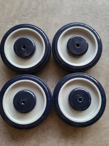Menge 4 neue 5" x 2" Poly Räder/Rollen Teilenr. 2-LC-5 - Bild 1 von 6