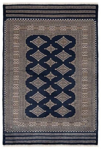 Alfombra Oriental Pakistán 177X122 Cm Anudada a Mano Lana Nueva - Imagen 1 de 15