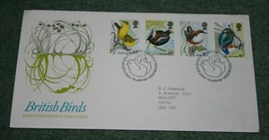 Post Office First Day Cover: 'British Birds' 1980. Bureau Pictorial Cancellation - Picture 1 of 4