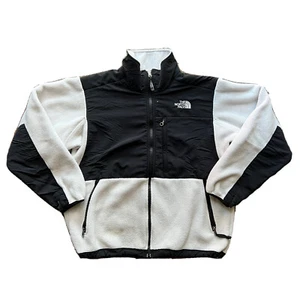 The North Face Women’sDenali Polartec Jacket White Full Zip Fleece Size M Medium - Picture 1 of 11