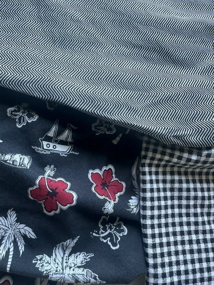 Telas mixtas negras Foto 1 de 1