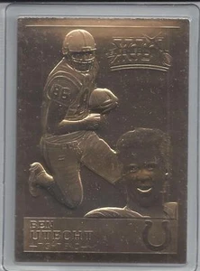 Ben Utecht 2007 Danbury Mint Colts Super Bowl 41 XLI 22kt Gold Card - Picture 1 of 1