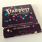 Rare Old Collectable Vintage Retro Stardust Casio Las Vegas MatchBook Match Book