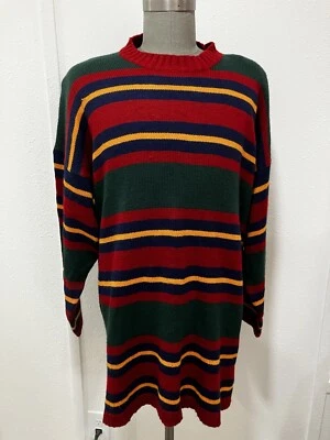 Suéter de punto grueso de colección Carolina Colours para mujer 22W cuello redondo almohadilla para el hombro Foto 1 de 4