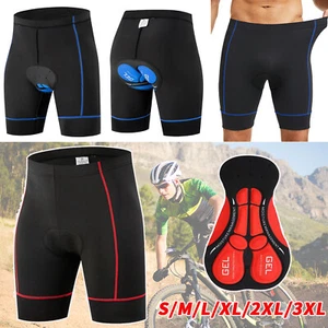 Pantalones Cortos de Ciclismo 3D Acolchado Todo el Día Hombres MTB Bicicleta Knicks Pantalones Cortos Medias S-3XL - Imagen 1 de 48