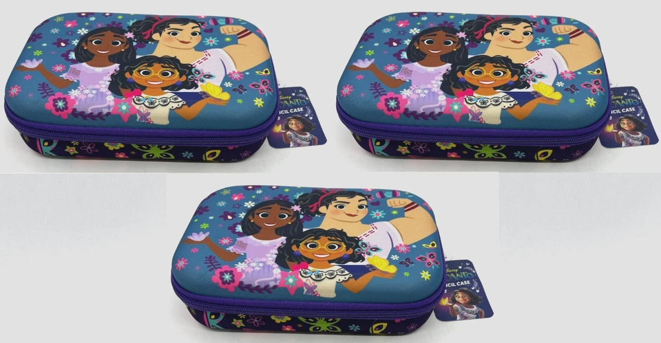 3 Pack - Encanto Molded Pencil Case - 5x8 Pencil Box and Crayon Box for Schoo; - Image 1 of 1