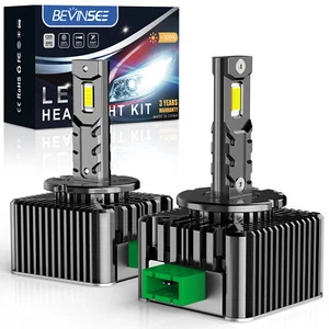 2x Bombillas de faros LED D3S 6000K para Kia Sedona 2015-2018 haz bajo reemplazo HID - Imagen 1 de 10