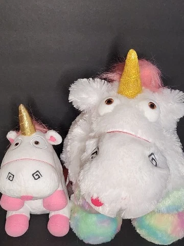 Universal Studios Despicable Me Unicorn Plush Its So Fluffy Stuffed Lot of 2 Cover