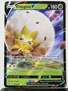 HOLO Eldegoss V 019/192 - Casi Nuevo/M - Tarjeta Pokémon Choque Rebelde $2 Envío Plano - Imagen 1 de 3